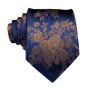 Hi-Tie Luxury Floral Paisley Ties for Men Male Desigenr Red Green Snow Ties for Christmas Adult Silk Tie Hanky Cufflinks Tie Set