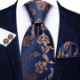 Hi-Tie Solid Hot Pink Mens Fashion Necktie Handkerchief Cufflink for Tuxedo Accessory Classic Luxury Tie for Man Wedding Party