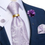 Grey Dot Plaid Striped Paisley Silk Ties for Men Business Wedding Party Men Groom Accessories Cravat Gift for Husband Wholesale