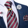 Grey Dot Plaid Striped Paisley Silk Ties for Men Business Wedding Party Men Groom Accessories Cravat Gift for Husband Wholesale