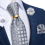 Grey Dot Plaid Striped Paisley Silk Ties for Men Business Wedding Party Men Groom Accessories Cravat Gift for Husband Wholesale