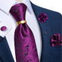 Grey Dot Plaid Striped Paisley Silk Ties for Men Business Wedding Party Men Groom Accessories Cravat Gift for Husband Wholesale