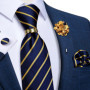 Pruple Red Blue Solid Men's Ties 8cm Wide Silk Neck Tie For Wedding Party Men Accessories Pocket Square Cufflinks Brooch Pin