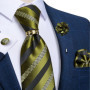 Pruple Red Blue Solid Men's Ties 8cm Wide Silk Neck Tie For Wedding Party Men Accessories Pocket Square Cufflinks Brooch Pin