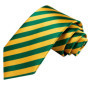 Hi-Tie Yellow Green Striped Silk Wedding Tie For Men Fashion Design Handky Cufflink Set For Men Necktie Business Party Dropship