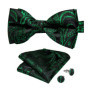 Man Pre-tied Bowtie Classic Wedding Bow Tie for Men Cufflinks Set for Party Striped Knot Butterfly Gift Man's Accessories