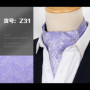 Men Vintage Polka Dot Wedding Formal Cravat Ascot Scrunch Self British style Gentleman Polyester Silk Paisley Neck Tie Luxury