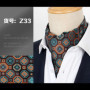 Men Vintage Polka Dot Wedding Formal Cravat Ascot Scrunch Self British style Gentleman Polyester Silk Paisley Neck Tie Luxury