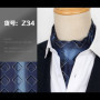 Men Vintage Polka Dot Wedding Formal Cravat Ascot Scrunch Self British style Gentleman Polyester Silk Paisley Neck Tie Luxury