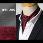 Men Vintage Polka Dot Wedding Formal Cravat Ascot Scrunch Self British style Gentleman Polyester Silk Paisley Neck Tie Luxury