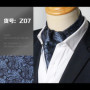 Men Vintage Polka Dot Wedding Formal Cravat Ascot Scrunch Self British style Gentleman Polyester Silk Paisley Neck Tie Luxury