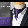 Men Vintage Polka Dot Wedding Formal Cravat Ascot Scrunch Self British style Gentleman Polyester Silk Paisley Neck Tie Luxury
