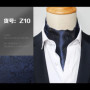 Men Vintage Polka Dot Wedding Formal Cravat Ascot Scrunch Self British style Gentleman Polyester Silk Paisley Neck Tie Luxury