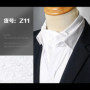 Men Vintage Polka Dot Wedding Formal Cravat Ascot Scrunch Self British style Gentleman Polyester Silk Paisley Neck Tie Luxury