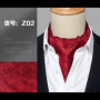 Men Vintage Polka Dot Wedding Formal Cravat Ascot Scrunch Self British style Gentleman Polyester Silk Paisley Neck Tie Luxury