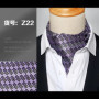 Men Vintage Polka Dot Wedding Formal Cravat Ascot Scrunch Self British style Gentleman Polyester Silk Paisley Neck Tie Luxury