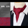 Men Vintage Polka Dot Wedding Formal Cravat Ascot Scrunch Self British style Gentleman Polyester Silk Paisley Neck Tie Luxury