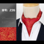 Men Vintage Polka Dot Wedding Formal Cravat Ascot Scrunch Self British style Gentleman Polyester Silk Paisley Neck Tie Luxury