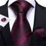 Fashion Men Tie Green Gold Striped Silk Wedding Tie For Men Hanky Cufflink Gift Tie Set DiBanGu Novelty Design Business MJ-7301