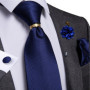 Designer Mens Necktie Orange Solid Tie Handkerchief Cufflinks Gift Set Men Wedding Party Accessories Gravata Brooch Pin DiBanGu