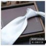 Pure white tie for men Father's Day DIY graffiti painting handmade style no zipper needed 5CM7CM8CM decoration trend