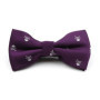 Men's Fashion Skull Bowtie 100 Microfiber Bow Tie Woven Polyester Jacquard Butterfly For Wedding Halloween Party Dress Neckwear