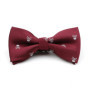 Men's Fashion Skull Bowtie 100 Microfiber Bow Tie Woven Polyester Jacquard Butterfly For Wedding Halloween Party Dress Neckwear