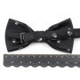 Men's Fashion Skull Bowtie 100 Microfiber Bow Tie Woven Polyester Jacquard Butterfly For Wedding Halloween Party Dress Neckwear