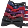Men's Fashion Skull Bowtie 100 Microfiber Bow Tie Woven Polyester Jacquard Butterfly For Wedding Halloween Party Dress Neckwear