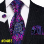 Men Tie Paisley Printed Necktie Gravata Neckwear Barry.Wang Fashion Set Ties For Men Formal Wedding Party Business Gift US-1230
