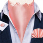 Men Luxury Ascot Tie Cravat Tie Handkerchief Cufflinks 3pcs Set Blue Paisley Floral Wedding Party Cravats Necktie