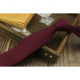 Men Skinny Tie Cotton Fashion Ties for Mens Wedding Suit Business Party Slim Classic Solid Color Neck Tie Casual 6cm Red Necktie