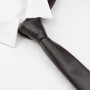 Men's New Novelty PU Leather Ties Casual Solid Colorful Red Black Blue Pink PU Neckties Necktie Wedding Business Suit Shirt Tie