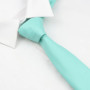Men's New Novelty PU Leather Ties Casual Solid Colorful Red Black Blue Pink PU Neckties Necktie Wedding Business Suit Shirt Tie