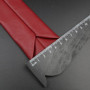 Men's New Novelty PU Leather Ties Casual Solid Colorful Red Black Blue Pink PU Neckties Necktie Wedding Business Suit Shirt Tie