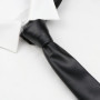 Men's New Novelty PU Leather Ties Casual Solid Colorful Red Black Blue Pink PU Neckties Necktie Wedding Business Suit Shirt Tie