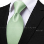 Men's Solid Color Tie Set For Sage Green Pocket Square Flower Brooch Cufflinks As Daily Wear Wedding Groom Collar Accessory Gift