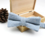 High Quality Men's Wool Cotton Adjustable Bow Tie Cravats Wedding Business Butterfly Solid Plaid Bowtie Clothing Accessories