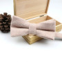 High Quality Men's Wool Cotton Adjustable Bow Tie Cravats Wedding Business Butterfly Solid Plaid Bowtie Clothing Accessories