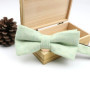 High Quality Men's Wool Cotton Adjustable Bow Tie Cravats Wedding Business Butterfly Solid Plaid Bowtie Clothing Accessories