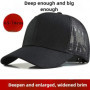 65-70cm Large Size Mesh Baseball Cap, Big Head Circumference Hat Summer Men's Breathable Sun Hats