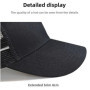 65-70cm Large Size Mesh Baseball Cap, Big Head Circumference Hat Summer Men's Breathable Sun Hats