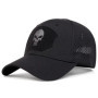 Skull Tactical Airsoft Cap Adjustable Breathable Sun Visor Trucker Hat Mesh Hunting Hiking Snapback Baseball hats gorra