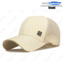 New Unisex Hard-Top Chinese Style Metal Label Mesh Baseball Cap Classic Outdoor Casual Sports Sun Hat Trucker Hats Dad Caps