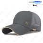 New Unisex Hard-Top Chinese Style Metal Label Mesh Baseball Cap Classic Outdoor Casual Sports Sun Hat Trucker Hats Dad Caps