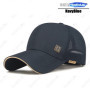 New Unisex Hard-Top Chinese Style Metal Label Mesh Baseball Cap Classic Outdoor Casual Sports Sun Hat Trucker Hats Dad Caps