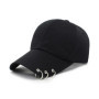 Ring Adjustable Baseball Cap Hat Men Women Fashion Breathable Solid Color Hat Boys Girls