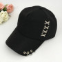 Ring Adjustable Baseball Cap Hat Men Women Fashion Breathable Solid Color Hat Boys Girls