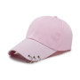 Ring Adjustable Baseball Cap Hat Men Women Fashion Breathable Solid Color Hat Boys Girls