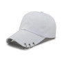 Ring Adjustable Baseball Cap Hat Men Women Fashion Breathable Solid Color Hat Boys Girls